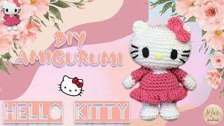 DIY amigurumi.  Como tejer hello kitty. (español)