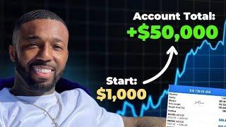 Cue Banks - How To Turn $1000 to $50k in 2024 | Millionaire Trader