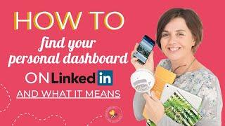 How to find your personal dashboard on LinkedIn