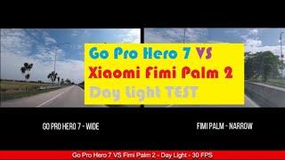 Go Pro Hero 7 VS Xiaomi Fimi Palm 2 Day Light Video Camera Test