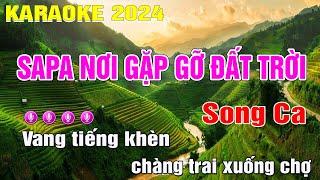 SaPa Nơi Gặp Gỡ Đất Trời Karaoke Song Ca (Cm) Beat Chuẩn | Trung Hiếu