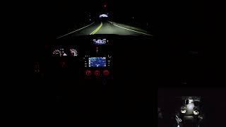 Winding Road Night Drive + Pedal Cam + Engine Bay Mic