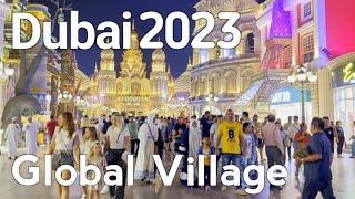 Dubai [4K] Global Village Dubai Complete Walking Tour, Mini World, Railway Market, Road of Asia