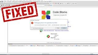 how to fix Debug Error in code:: block IDE || Debug Error in c++ #error #fixerror