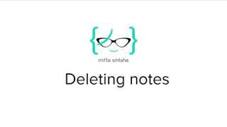 ReactJS for Beginners - 8: Deleting Notes