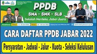  Cara Daftar PPDB Jabar 2022 SMA, SMK, dan SLB | Jadwal, Syarat, dan Seleksi PPDB Jabar 2022