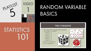 Statistics 101: Random Variable Basics