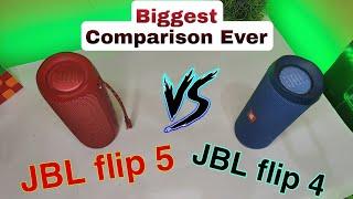 JBL Flip 5 Vs JBL Flip 4 || Biggest Comparison Ever #jblflip5vsflip4#jblflip4vsjblflip5#jblflip6