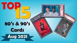 Top 15 80s & 90s Sports Card Sales for August 2021 | Ep 6