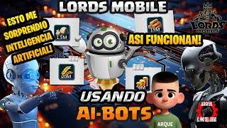 BOTS COMO FUNCIONAN LORDS MOBILE ️