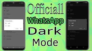 WhatsApp Dark Mode : How To Enable WhatsApp Black Theme Officially In Android 9 and 10  #HelpingMind