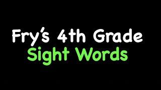 Fry's 4th Grade Sight Words Slideshow