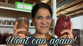 Canning- Things I will not can again!