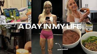 VLOG 3: GROCERY HAUL, QUAD WORKOUT, THE BEST PRE WORKOUT MEAL