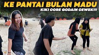 KIKI CORE DI DEPAN ISTRI GODAIN CEWEK DI PANTAI‼️