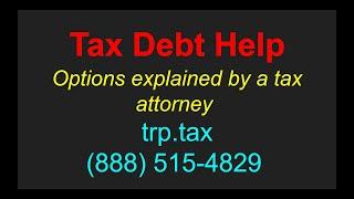 Tax Debt Help - How To Get Help With Tax Debt
