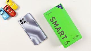 Infinix Smart 6 2GB/32GB Unboxing & Hands On | Design, New Setup, Dual Camera