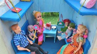 Barbie Doll All Day Routine In Indian Village/Radha Ki Kahani Part -166/Barbie Doll Bedtime Story||