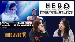 JUST WOW ! Putri Ariani X Alan Walker - TIKTOK AWARDS 2023 REACTION!