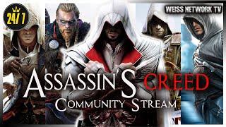  24/7 ASSASSIN'S CREED Walkthrough Marathon Stream Eat/Sleep/Study/Relax by Weiss Network TV 