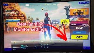 BEST GAMING MONITOR SETTINGS (2024) FOR FORTNITE AND MW3 | PC + PS5 + XBOX SERIES X | (AOC C27G2)