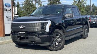 2024 Ford F-150 Flash Lightning + 131 kWh Ext Range, Tailgate Step, Nav Review | Island Ford