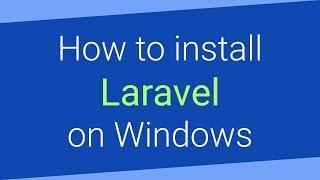 How to install Laravel on Windows (XAMPP + Composer)