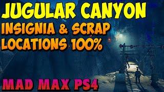 Mad Max - Jugular Canyon Insignia and Scrap Locations - Gameplay PS4