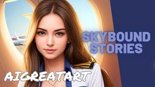 Skybound Stories | Flight Attendant Lookbook [AI Art] (Model Chloe) [AI Girls] (UWP)