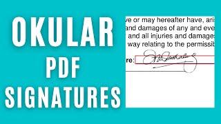 How to paste signatures into PDFs using Okular Document Viewer