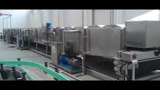 Bottled Juice Filling Machine and Cooling Tunnel Pasteurizer