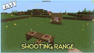 How to make easy shooting range in minecraft..