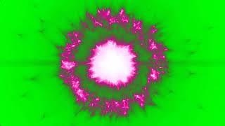 Pink Fire Ring Effect (green screen)