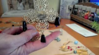 How to Make Jewellery Using Brass Filigree Stampings