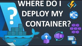 Azure container options