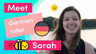 Introducing Sarah - German tutor on Chatterbug