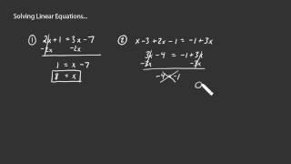 Solving Linear Equations