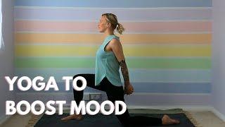 Yoga Flow to Boost Mood & Uplift. 20 Minute Yoga Flow for All Levels