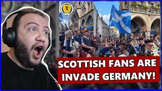 Crazy Scenes As Scotland Fans Take Over Munich For The EURO Opening Game Against Germany (Reaction)