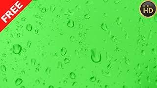 Water Drops On Glass Green Screen►Free Green Screen Effects 2019►Chroma Key►#mvstudio