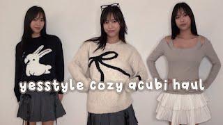 YESSTYLE COZY ACUBI OUTFITS TRY-ON HAUL