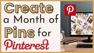 How to Create 30 Pins from 3 Blog posts or Videos (Fill Your Pinterest Content Schedule)