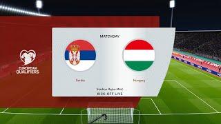 Serbia vs Hungary | Stadion Rajko Mitić | European Qualifiers | PES 2021