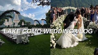 WEDDING VLOG! Villa balbiano, Lake Como |  the wedding of our dreams!!!