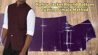 Nehru Jacket Round Bottom Cutting / Sadri Cutting/Bandi / Nehru Jacket Cutting / Raj Sameja