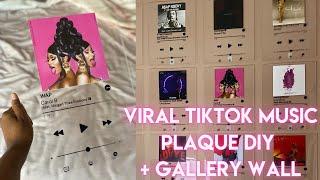 How To: Viral TikTok Music Plaque DIY on Cricut Maker (Very Detailed)