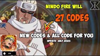 Nindo Fire Will | All Gift Codes & New Codes For You !! Update July 2023