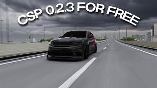 How to get CSP 0.2.3 For free! (Free rain assetto corsa)