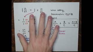 Introduction to Fractions, Improper Fractions, and Mixed Numbers (KA)