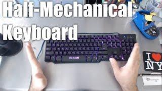 Azolt "half-mechanical" keyboard unboxing and initial review